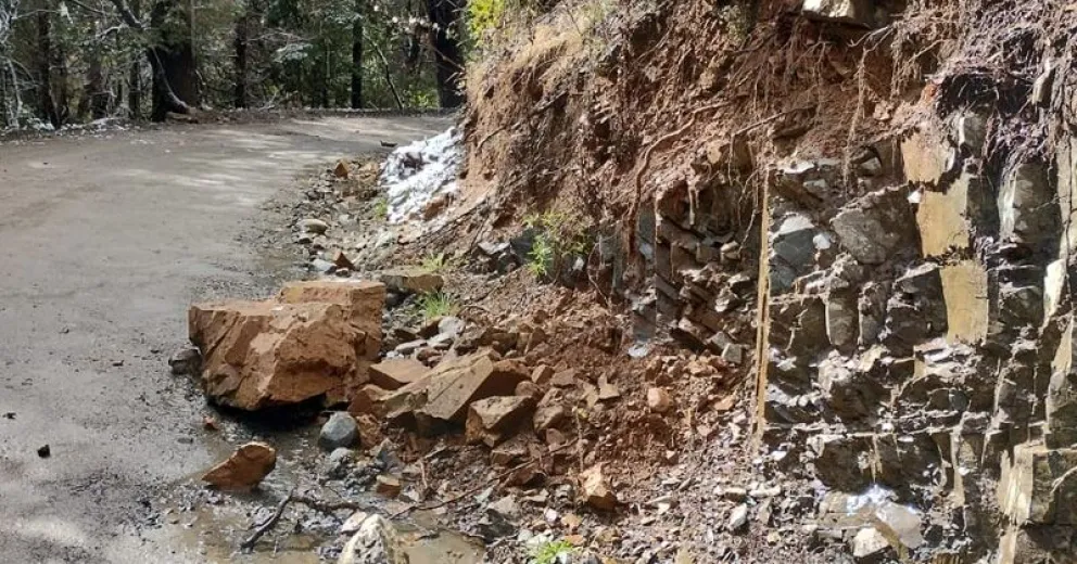 Estado de los caminos del Parque Nacional Nahuel Huapi tras el temporal