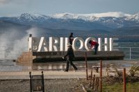 Típica primavera barilochense: sol, frío y viento