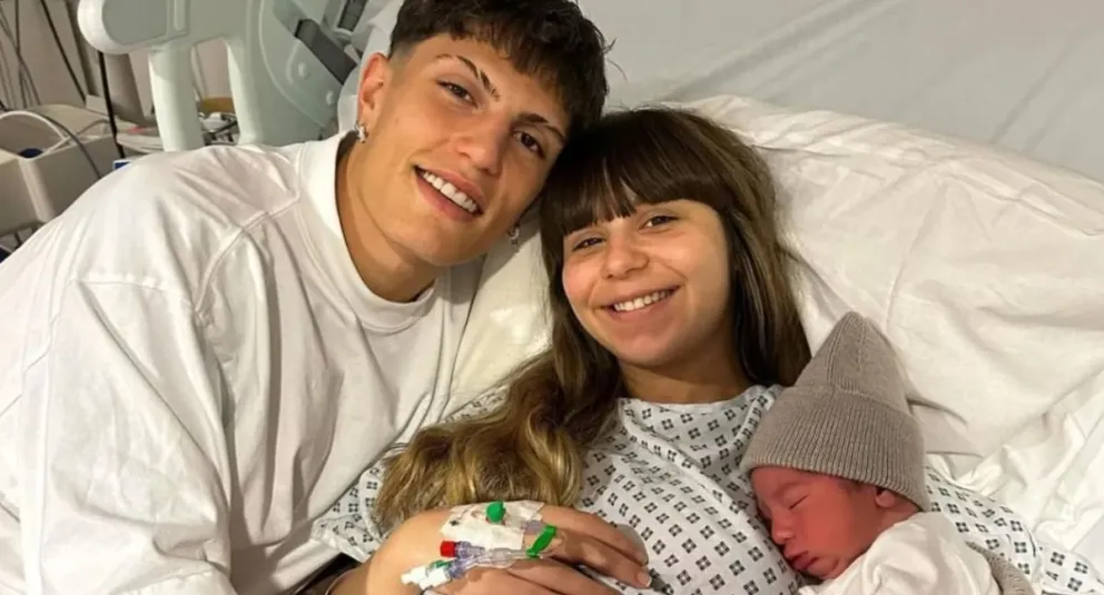 ¡Felicidades!: nació el bebé de Alejandro Garnacho y Eva García 