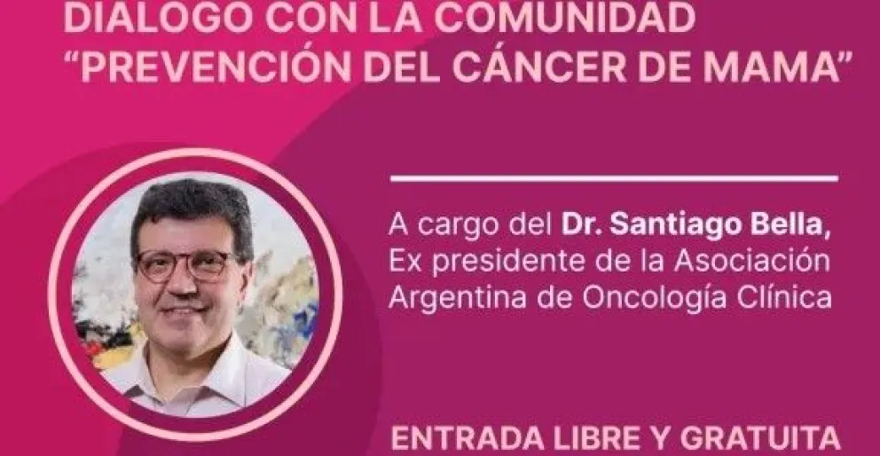 Charla sobre incidencias y prevención del cáncer de mama