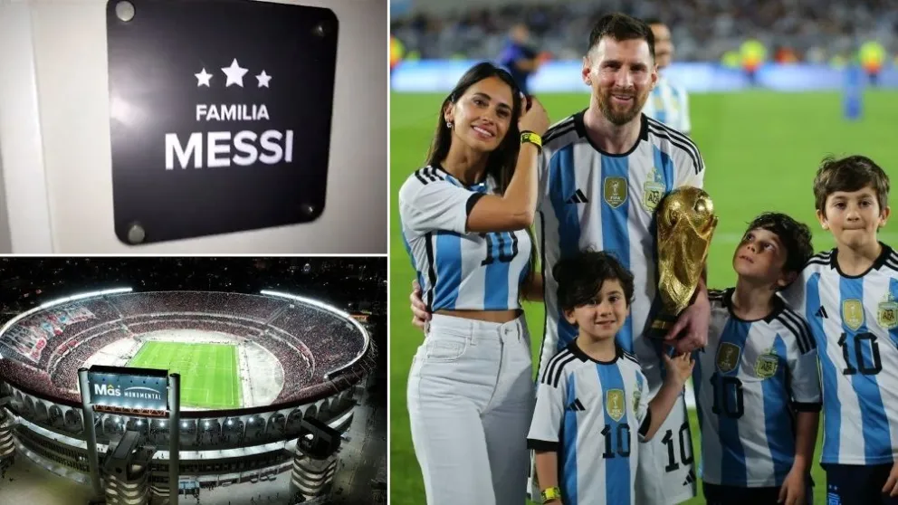 Así es el espectacular palco que River le regaló a Messi: qué dijo el astro