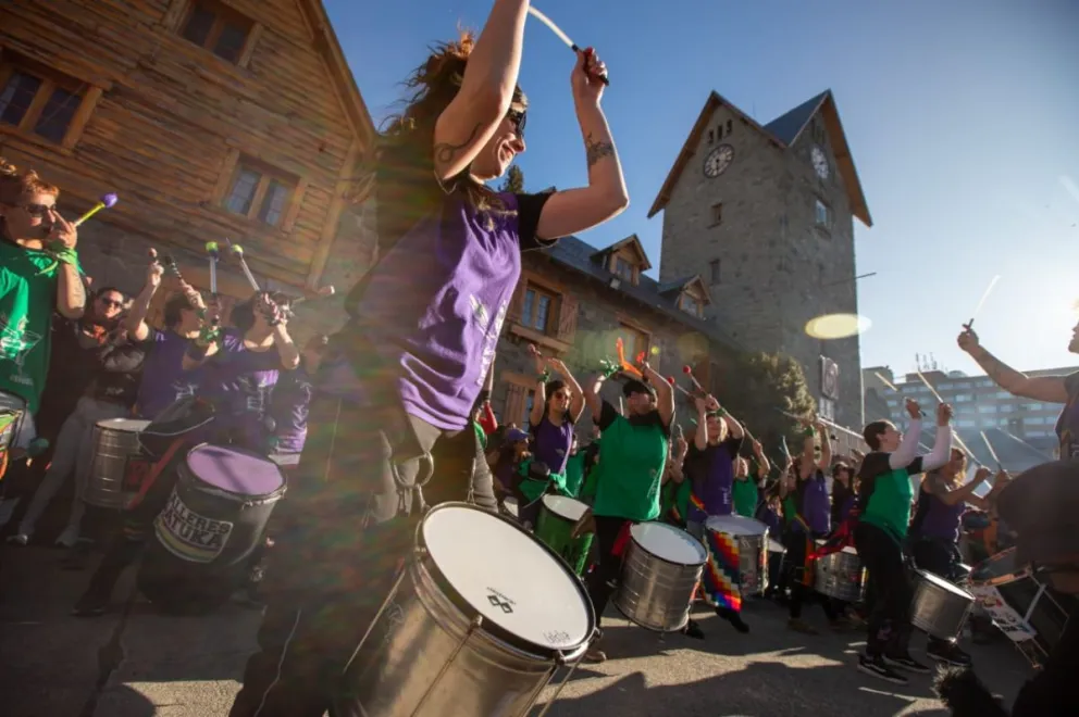 Al sonido de los tambores sigue el Encuentro Plurinacional en Bariloche 