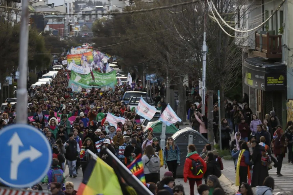 La Marcha contra los Travesticidios y Transfemicidios recorrió todo el centro de la ciudad 