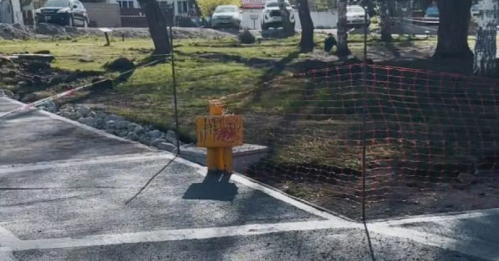 Fuertes trabajos de revalorización de la plaza Belgrano