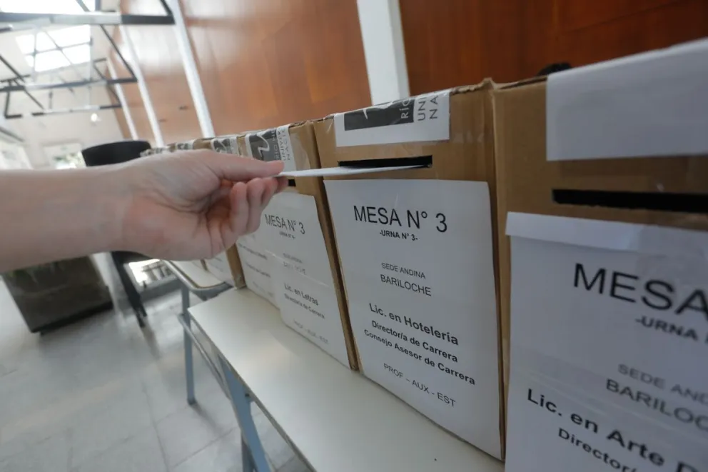 Se renuevan cargos en la UNRN y se puede votar durante todo el día 