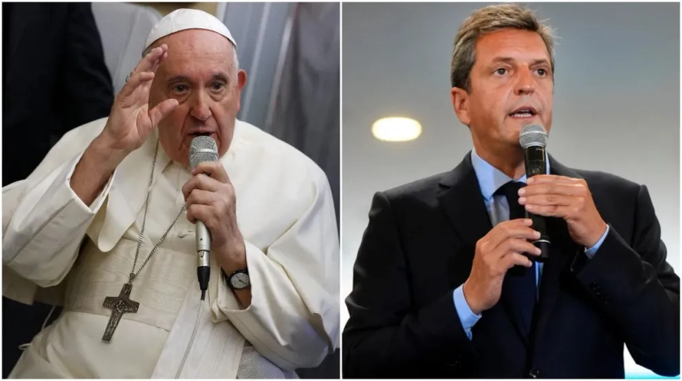 Sergio Massa aseguró que hará todo lo posible para que el Papa venga en 2024