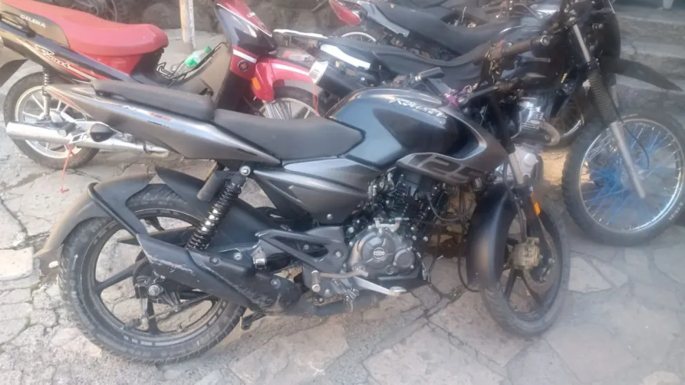 Son tres las motos robadas que fueron recuperadas en pocos días por la Policía