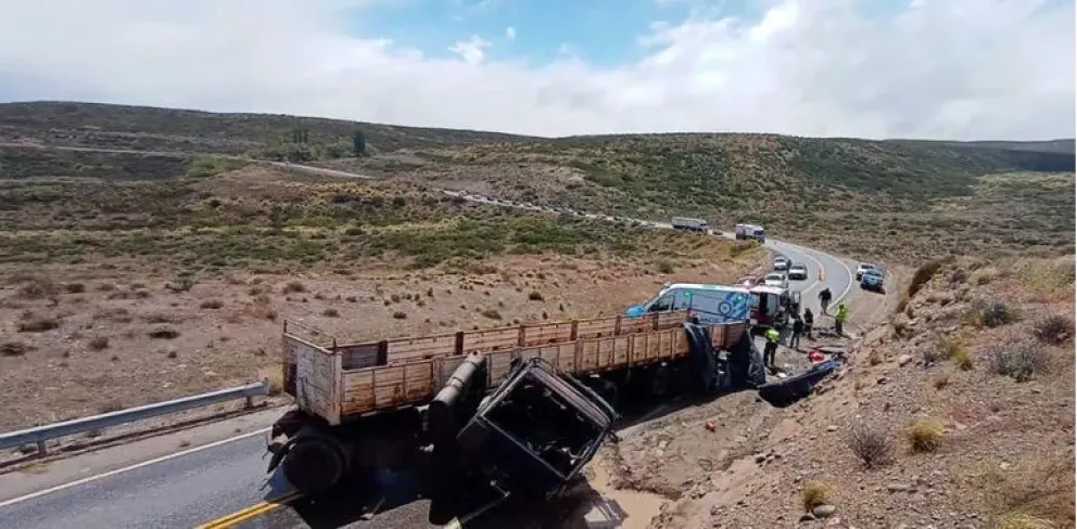Cuatro camiones volcaron en menos de veinticuatro horas a consecuencia del fuerte viento
