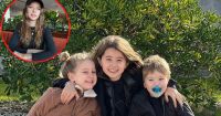 Familia full: las fotos que la China Suárez se sacó con los dos padres de sus hijos