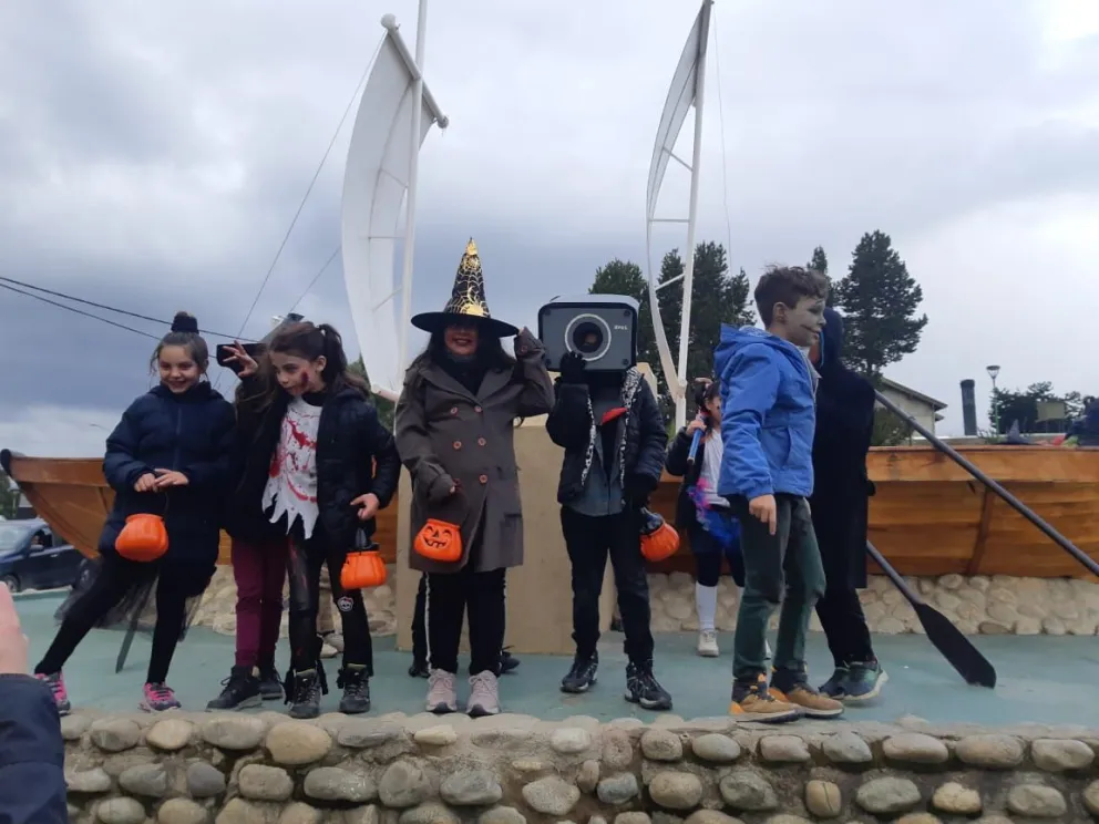 Así se vivió Halloween en Dina Huapi