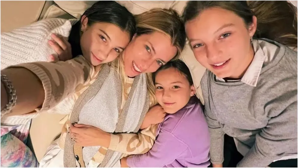 Así estuvieron las hijas de Nicole Neumann en su casamiento