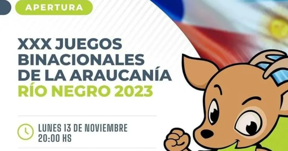 ¡Cipolletti inaugura los XXX Juegos de la Araucanía!