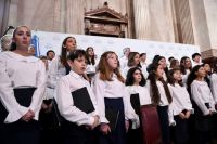 El Coro de Niños y Jóvenes Cantores de Bariloche festeja en el Camping