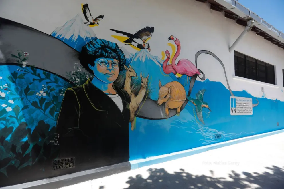 Inauguraron el mural Elisa Beatriz Bachofen en Vialidad Nacional