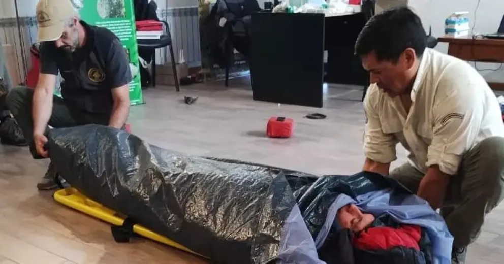 Capacitaron en manejo de emergencias y primeros auxilios en zonas agrestes