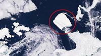 El iceberg más grande del mundo se desplaza a gran velocidad