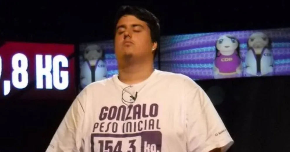 Así luce hoy Gonzalo Ocaña, el ex Cuestión de peso que bajó 70 kilos