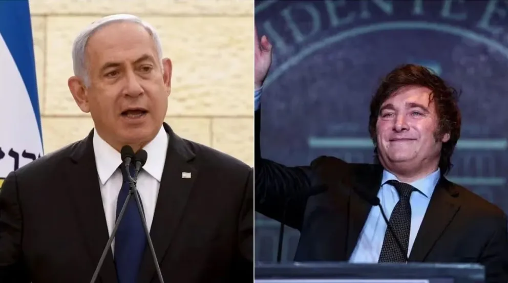 Netanyahu se comunicó con Milei y lo invitó a visitar Israel: "Un verdadero amigo del pueblo judío"
