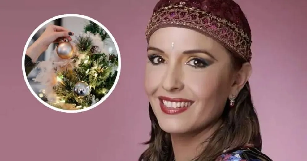 Jimena La Torre reveló los colores del árbol de Navidad para cada signo