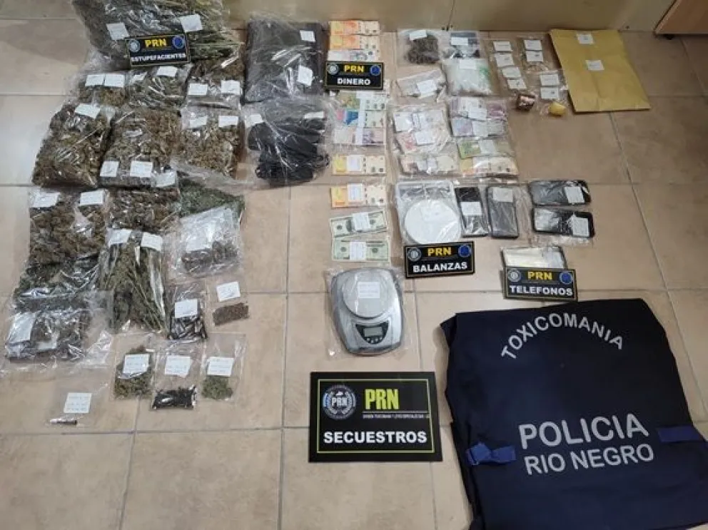 Secuestraron dos kilos de marihuana, 120 plantas y armas: cuatro detenidos
