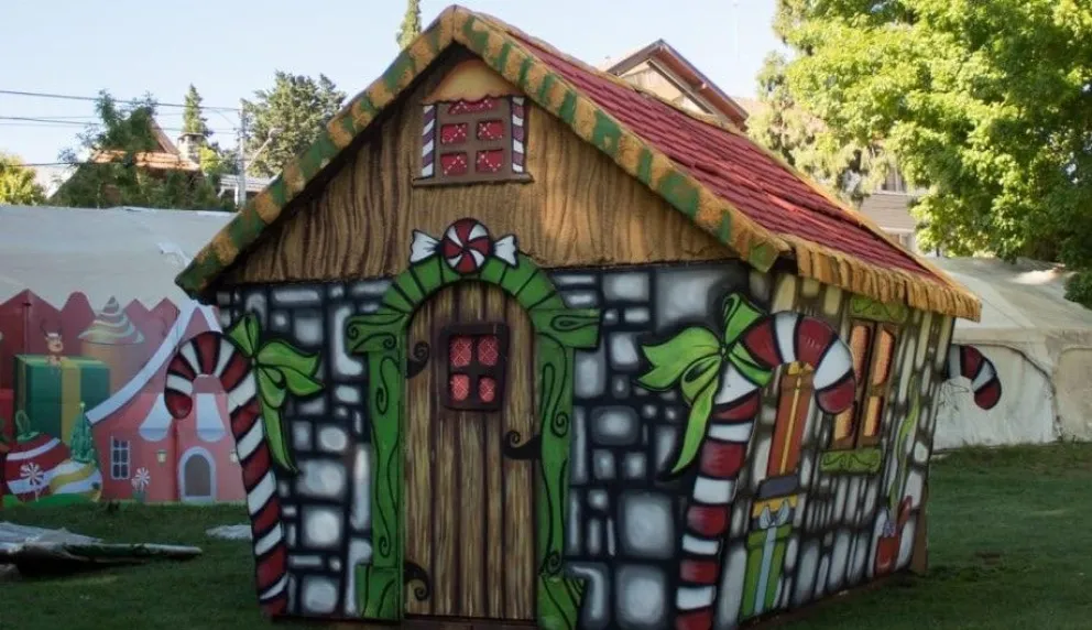 Papá Noel llega para vivir la Navidad en Bariloche