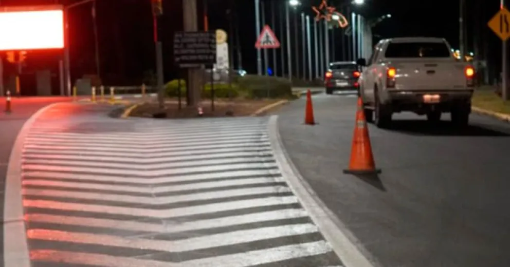 Avanzan demarcación vial en horario nocturno