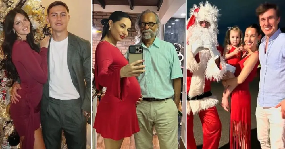 Cómo pasaron la Navidad los famosos: los mejores looks