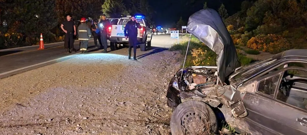 Accidente múltiple en la Ruta 40 dejó a un policía herido