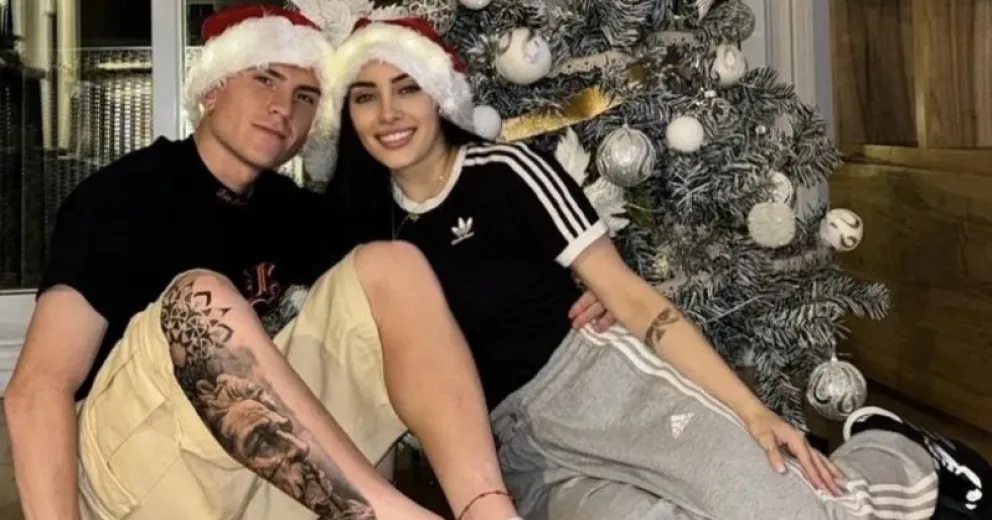 Cómo fue la Navidad romántica del Colo Barco y Yazmín Jaureguy