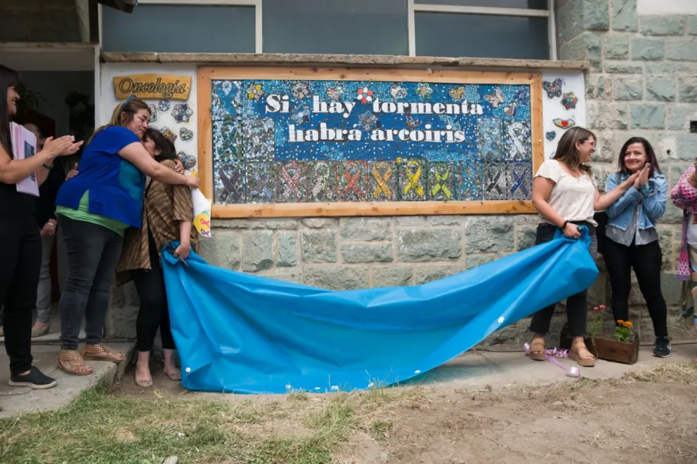 Inauguraron el mural Construyendo lazos