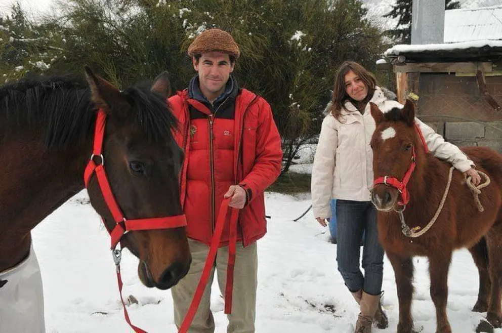 Mónica Orellana y el recuerdo de la equinoterapia en Bariloche