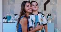 Antonela Roccuzzo reveló sin querer de qué equipo de fútbol es hincha Mateo Messi