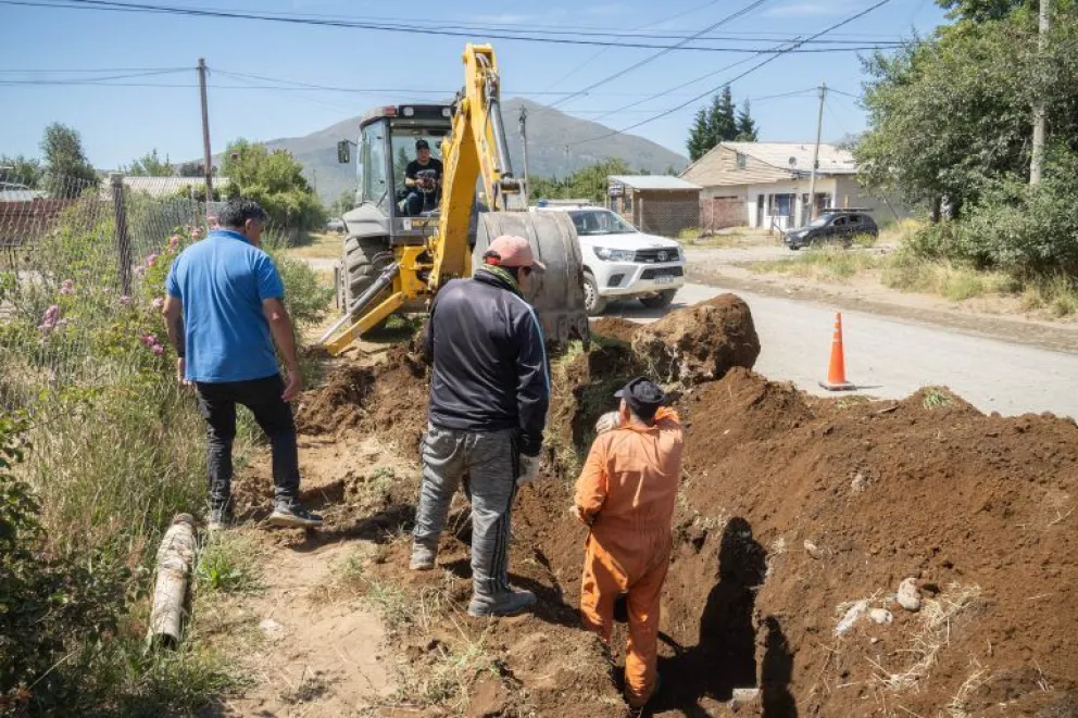 La Municipalidad realiza trabajos pluviales en el barrio El Frutillar 
