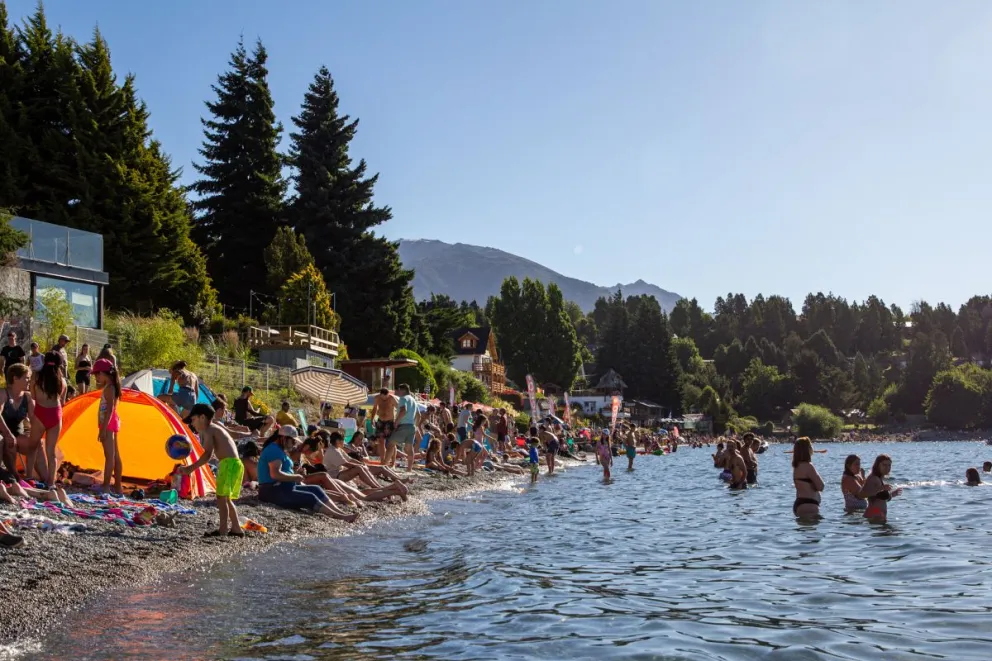 Fin de semana caluroso en Bariloche con temperaturas en ascenso