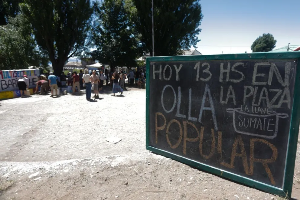 Olla Popular de la Multisectorial en lo que es la antesala a una semana "caliente" en Bariloche y el país