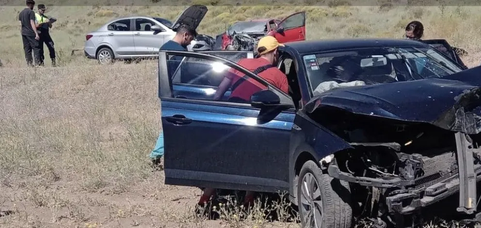 Triple choque en la Ruta 237 deja varios heridos internados en Bariloche