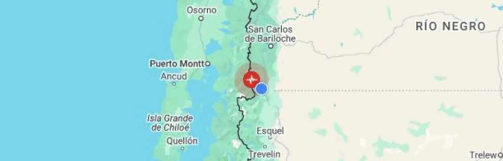 El sismo registrado al sur de Chile se sintió en la comarca andina