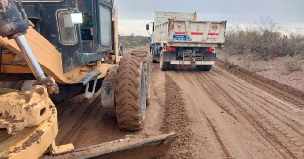 Comienzan con el repaso y mantenimiento de caminos rurales