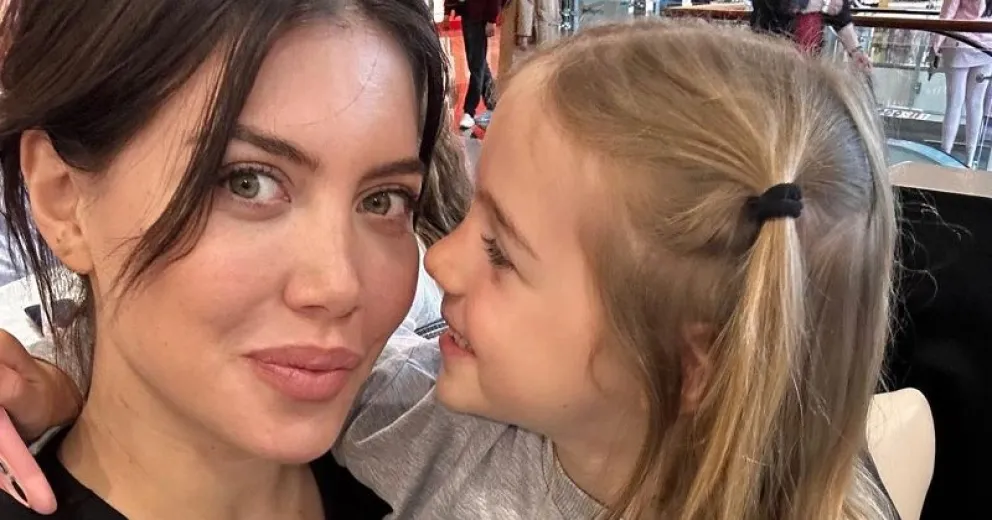  La foto de Isabella, la hija menor de Wanda Nara, tras sufrir un doloroso accidente
