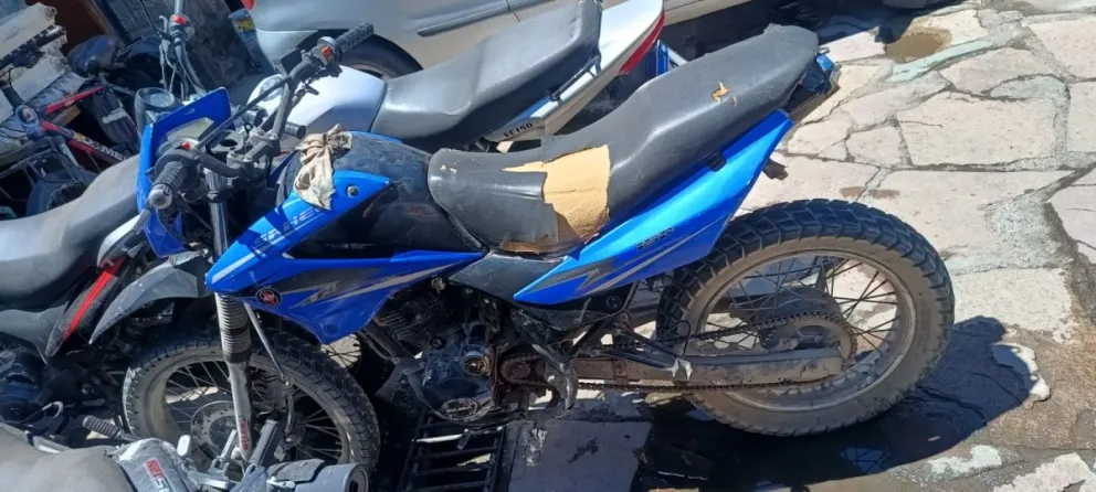 Secuestran una moto denunciada como robada a principio de este año