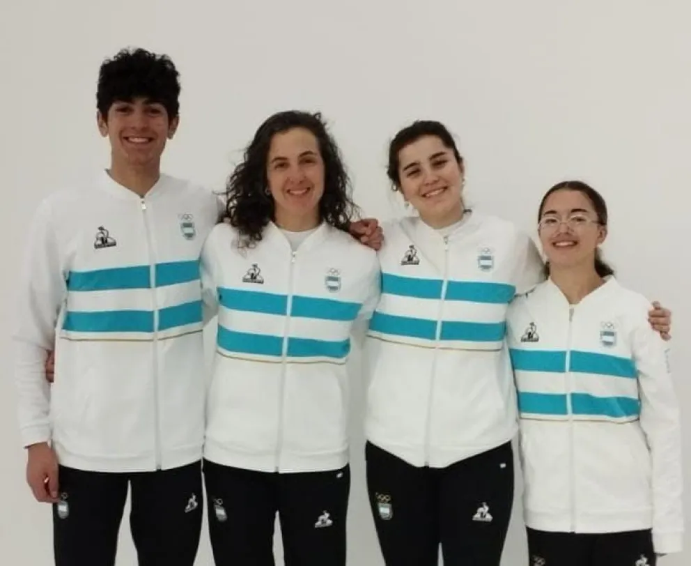 El equipo de esquí de fondo, listo para su presentación en Gangwon 2024