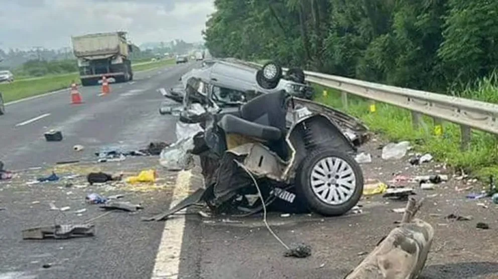 Tragedia en Brasil: una argentina muere en brutal choque en Florianópolis