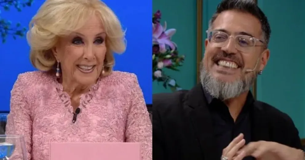 Cómo se puso el novio de Marina Calabró cuando la nombraron en TV