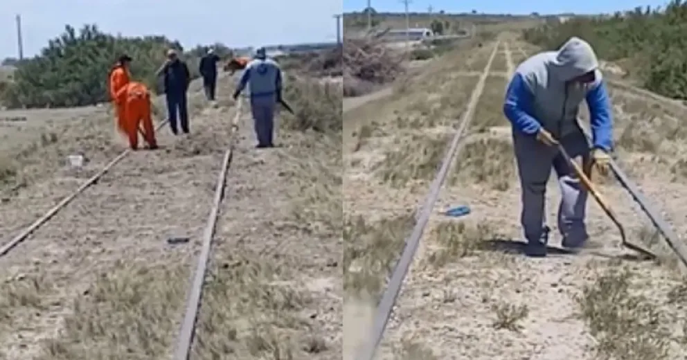 Continúan trabajando en las vías de Tren Patagónico