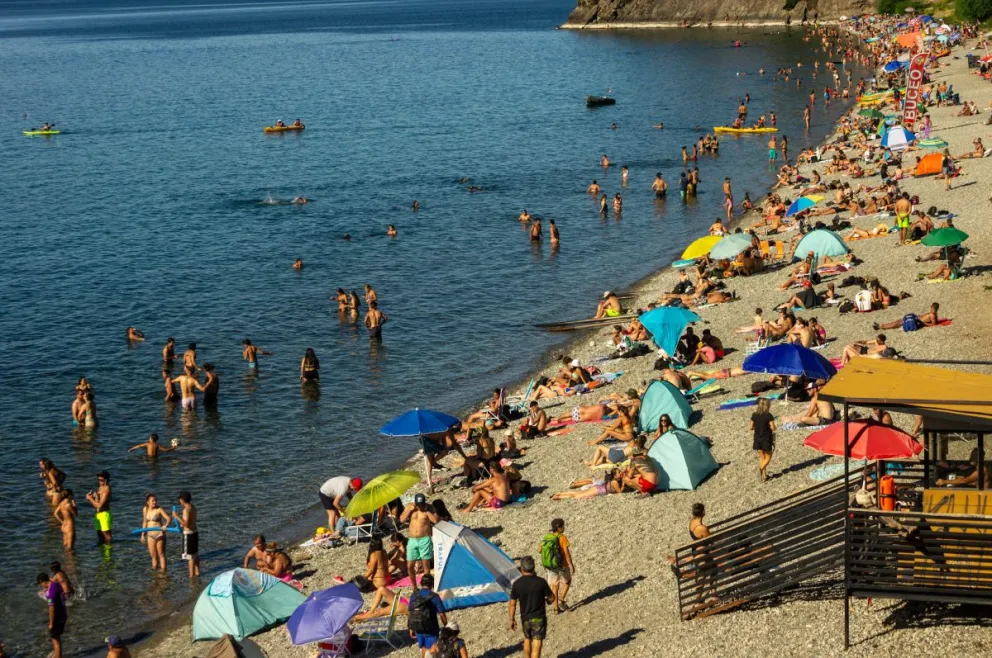 En febrero Bariloche batió un récord de temperatura al que no llegaba desde 1990
