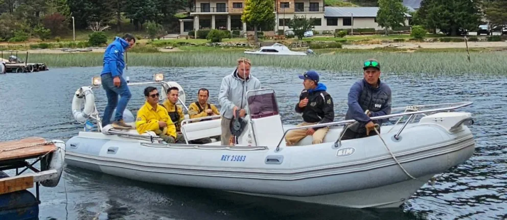 Combatientes de SPLIF Bariloche se suman al combate de incendios en el sector de Brazo Tristeza