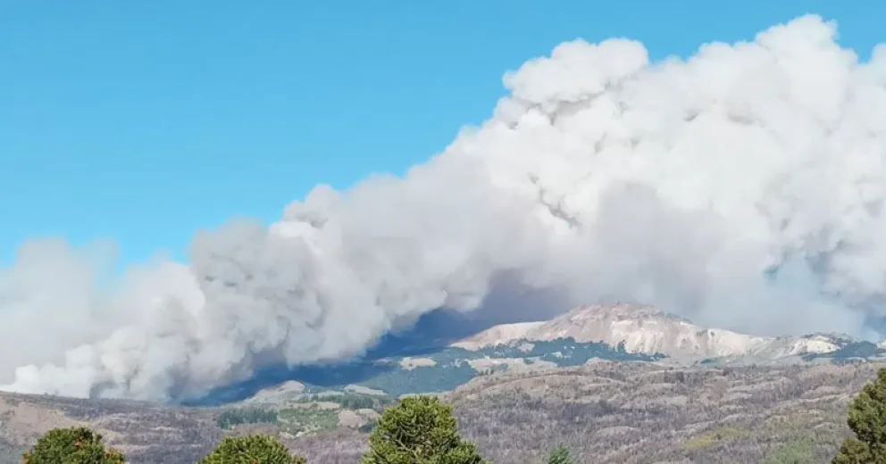 El incendio en el Parque Nacional Los Alerces afectó cinco campos