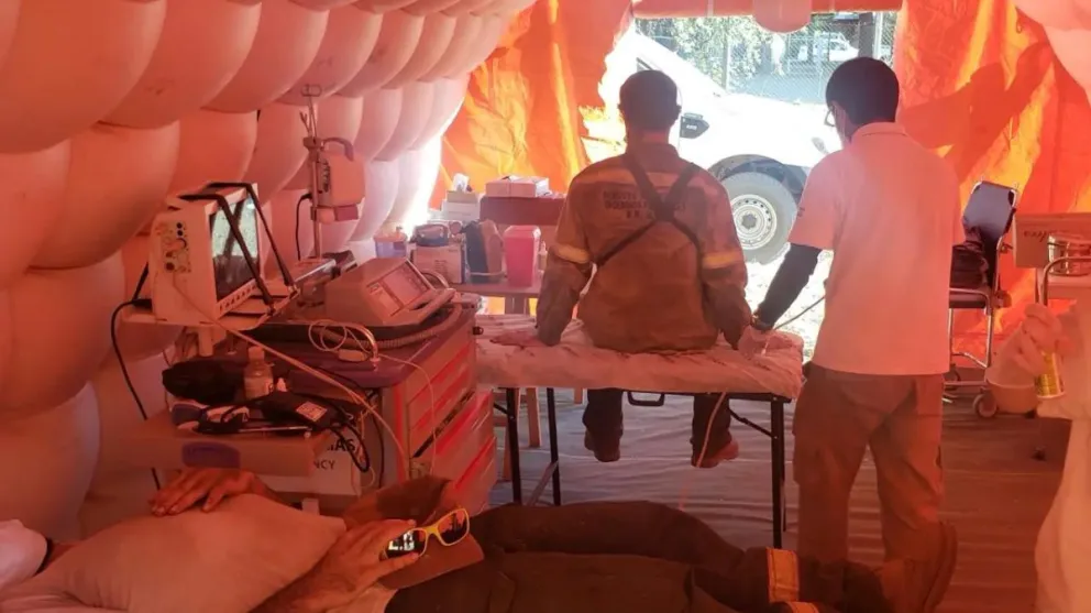 El Ministerio de Salud desplegó un equipo de emergencia para colaborar y brindar apoyo 