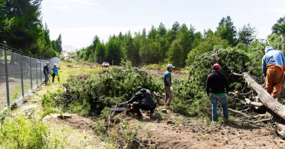 Avanzan los trabajos para la apertura de la calle Prayel