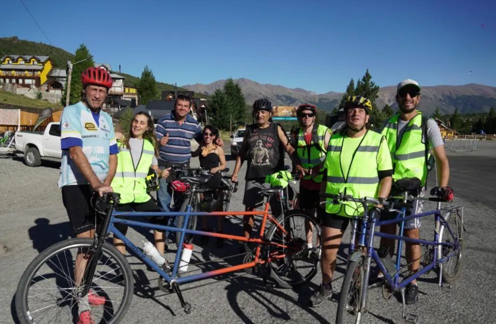 Ayer fue un día de deporte inclusivo en Bariloche
